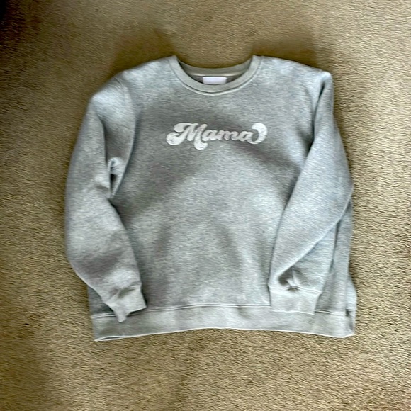Poppy and Peonies Mama Sweatshirt - Picture 1 of 6